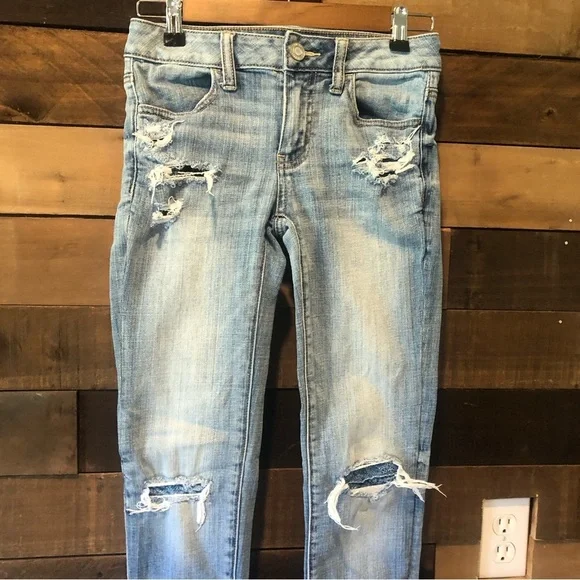 American Eagle Size 0 Long Super Stretch Jegging - Picture 2 of 4